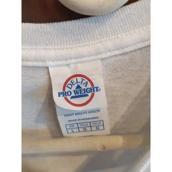 Delta Pro Weight Mens T-Shirt SpongeBob SquarePants Large White Nickelodeon NEW - Picture 4 of 6